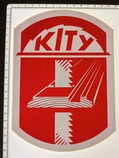 Vintage Kity Machine Wood Saw Sticker Stickers.....