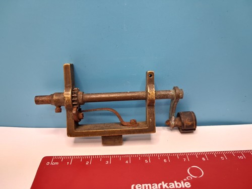Antique brass tool a - antique,