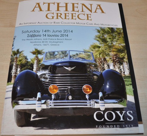 Coys catalog brochure auction - coys,