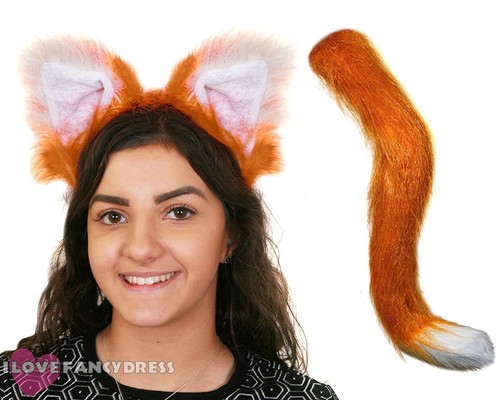 Classic fox ears and - and, tail