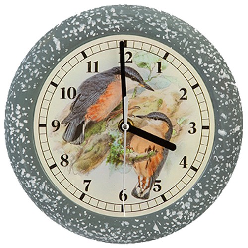 Kingfisher wall clock - kingfisher,