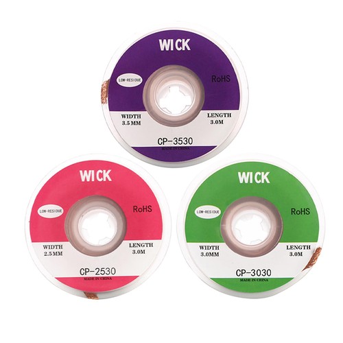 Solder wick braid with - 1,