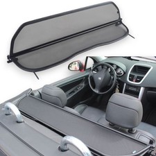 Wind Deflector Suitable For Peugeot 207CC In Black