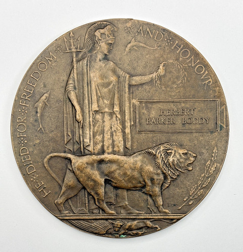 Ww1 death penny memorial - ww1,