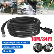 10M High Pressure Washer Hose Pipe Jet Wash Lance Thread M14 X M22 Replacement