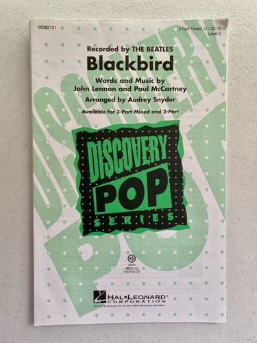 Blackbird words music by - &,