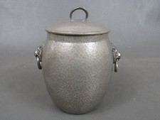 Vintage hammered pewter