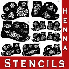 Hand Mehndi Henna Stencils