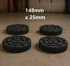 SET OF 4 PADS Ravaglioli 2 Post Car Lift Ramp Rubber Pads - 150 mm - REAL RUBBER