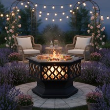 LARGE OUTDOOR BBQ FIREPIT
