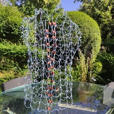 Vintage French Blue Wire Dress Making Male Mannequin Circa 1940's