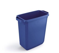 Durable 60L Waste Bin Blue |