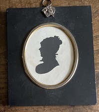 Antique Hollow Cut Portrait