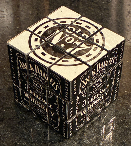 Jack daniels rubik cube - jack, rubik's