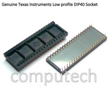 1 pezzo Socket Zoccolo basso profilo DIP40 40 pin THT Texas Instruments