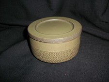 Vintage Round Denby Chevron