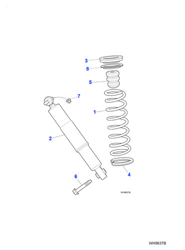 Jaguar genuine spring isolator - genuine,