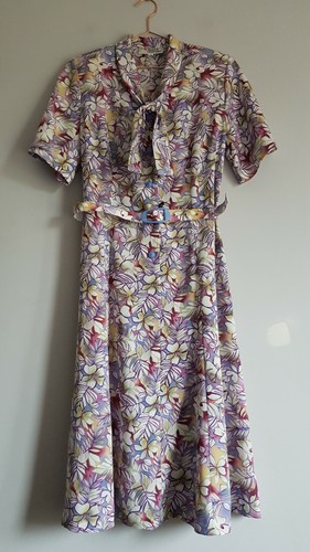 Vintage floral midi richard - floral,