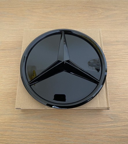 Mercedes black front grill - black,