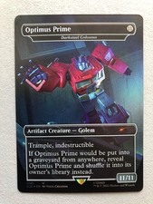 Mtg Magic Secret Card Lair Optimus Prime Darksteel Colossus English FOIL NM
