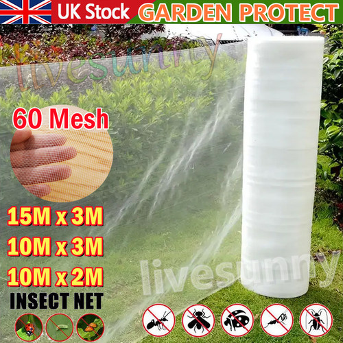 15m white garden - white, protect