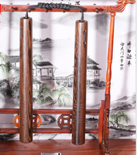 27cm Chinese Kung Fu Martial Arts Training Tool Traditional Gear Wooden Nunchaku