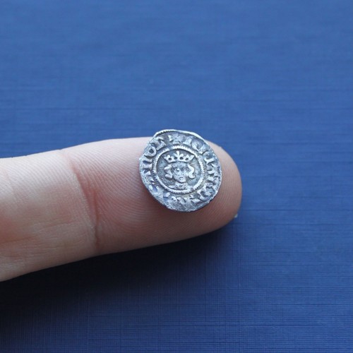 Hammered silver coin richard - silver,