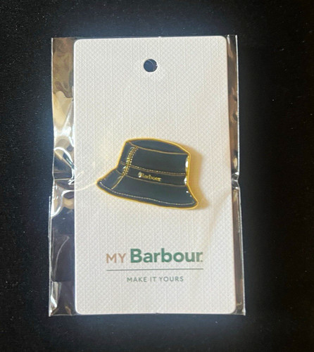 Barbour enamel pin - barbour,