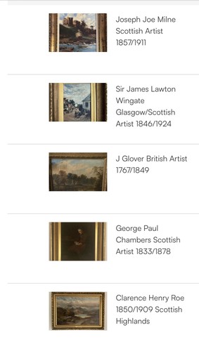 Antique vintage oil paintings - oil,