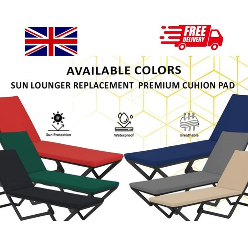 Waterproof sun lounger cushion - sun,