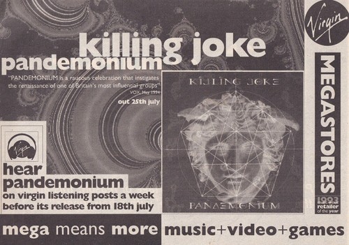 Killing joke pandemonium - killing,