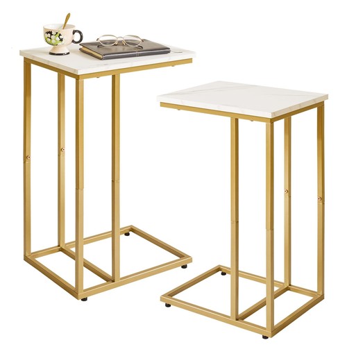 Shaped side table - table, set