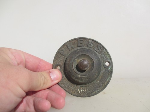 Antique brass doorbell door - antique,