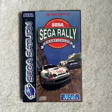 Sega Rally - boxed - Sega Saturn (PAL) Boxed with instructions see description