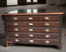 Vintage Architect Plan Chest