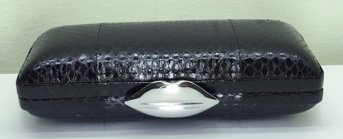 Lulu guinness black - lulu, snakeskin