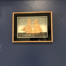 Small 3D Cork Picture Seascape