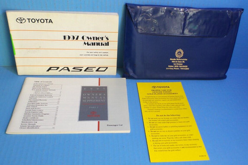1997 toyota paseo owners - 97,