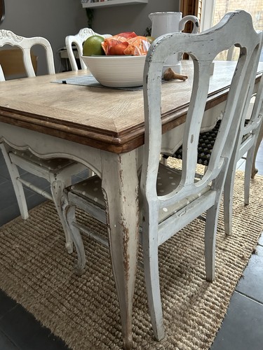 Vintage edwardian table and - table, 6