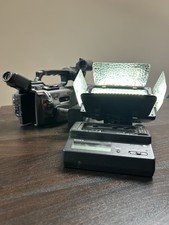 🎥 Sony DSR-PD150P DVCAM Kit – 2 Batteries, Charger & LED Light – Used