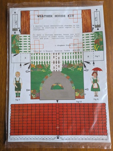 Weather house kit - house,
