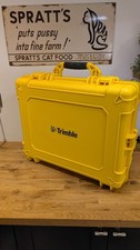 Trimble Pelican Yellow Carry Case Waterproof Heavy Duty Protector Large GPS