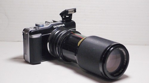 200mm lens 160 400mm on - 80-200mm=,