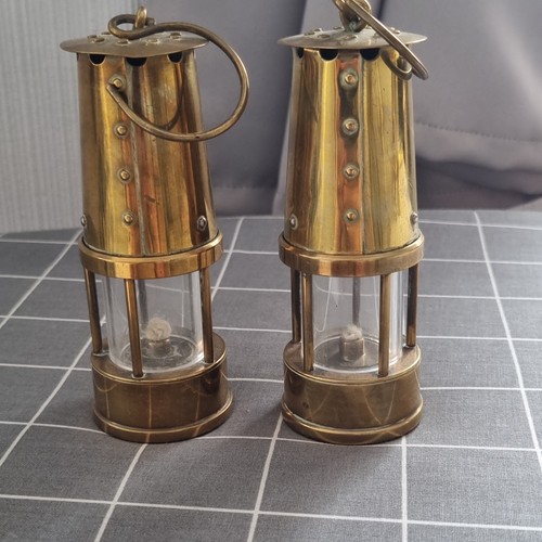 Protector lamp pair brass ship - lamp,
