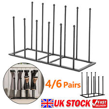 4/6 Pair Wellington Boot Shoe Rack Stand Storage Wellie Welly Holder Organizer