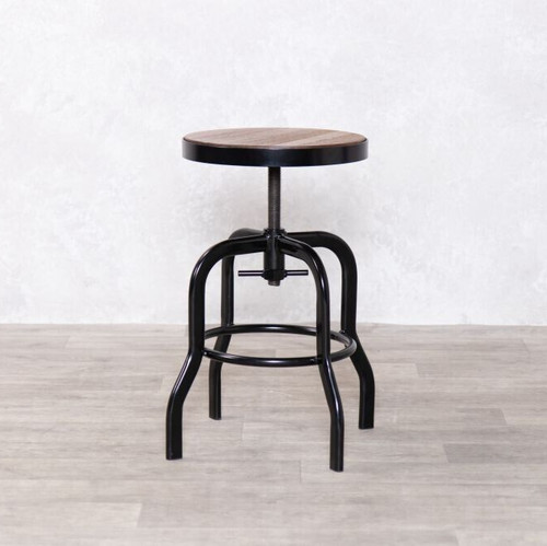 Machinist low bar stool black - low,