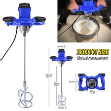 5000W Handheld Concrete Mixer Cement Mixer Electric Paddle Plaster Paint Mortar