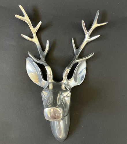 Aluminium stag head - stag, wall