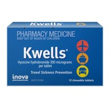 Kwells Travel Sickness 12 Chewable Tablets