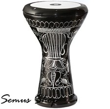 Oriental Professional Solo Darbuka Aluminum Hand Engraved incl. Accessories
